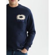 Picture of SCOTCH&SODA MEN'S FRONT AND BACK ARTWORK REGULAR FIT SWEATSHIRT - SKY CAPTAIN 6