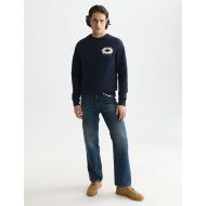 Picture of SCOTCH&SODA MEN'S FRONT AND BACK ARTWORK REGULAR FIT SWEATSHIRT - SKY CAPTAIN 7