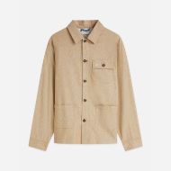 Picture of SCOTCH&SODA MEN'S COTTON LINEN TWILL WORKER JACKET - DIJON 1