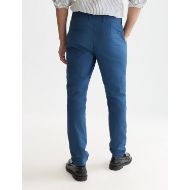 Picture of SCOTCH&SODA MEN'S SEASONAL CORE MOTT STRETCH COTTON-BLEND TWILL CHINO - ENSIGN BLUE 5