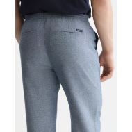 Picture of SCOTCH&SODA MEN'S SEASONAL CORE WARREN COTTON-LINEN TWILL JOGGER - ENSIGN BLUE 6