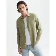 Снимка на SCOTCH&SODA МЪЖКА РИЗА SEASONAL CORE LINEN REGULAR FIT - OIL GREEN 4