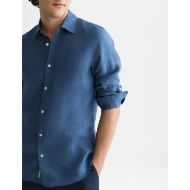 Снимка на SCOTCH&SODA МЪЖКА РИЗА SEASONAL CORE LINEN REGULAR FIT - ENSIGN BLUE 6