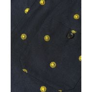 Picture of SCOTCH&SODA MEN'S FAVE PRINTED LINEN-BLEND SHORTS - TILES STARS GOLD FLAKE 3