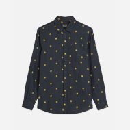 Снимка на SCOTCH&SODA МЪЖКА РИЗА LINEN PRINTED REGULAR FIT - TILES STARS GOLD FLAKE 1