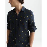 Снимка на SCOTCH&SODA МЪЖКА РИЗА LINEN PRINTED REGULAR FIT - TILES STARS GOLD FLAKE 6