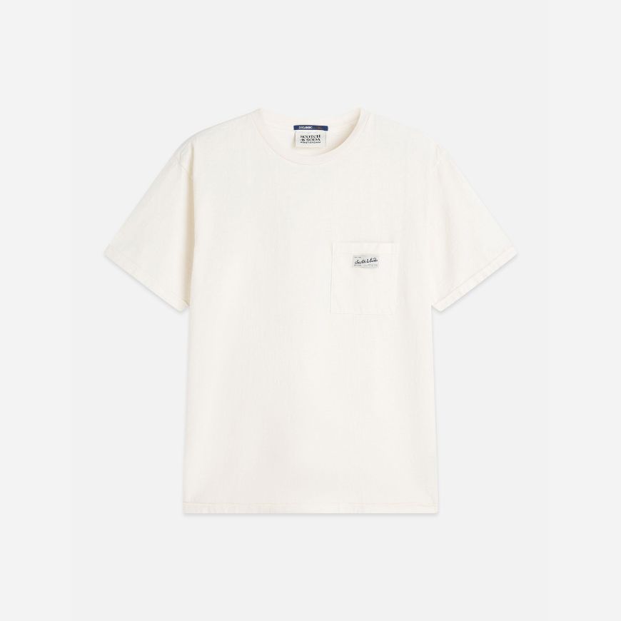 Снимка на SCOTCH&SODA МЪЖКА БЛУЗА GARMENT-DYE RELAXED FIT - EGGNOG