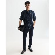 Снимка на SCOTCH&SODA МЪЖКА РИЗА PRINTED COTTON POPLIN REGULAR FIT - SOFT GEO MINI SKY CAPTAIN 7