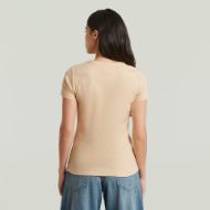Снимка на G-STAR ДАМСКИ ТОП SLIM RIB TOP MELLOW BUFF 2