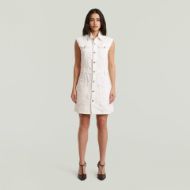 Снимка на G-STAR ДАМСКА РОКЛЯ CINCH DRESS ECRU 1