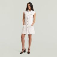 Снимка на G-STAR ДАМСКА РОКЛЯ CINCH DRESS ECRU 5