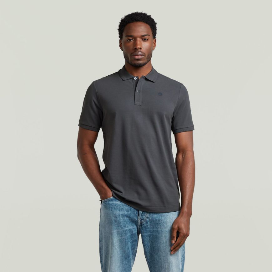 Picture of G-STAR MEN'S DUNDA SLIM POLO IN PETROL