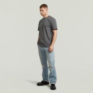 Picture of G-STAR MEN'S GS-01 WASHED T-SHIRT IN DK BLACK GD 5