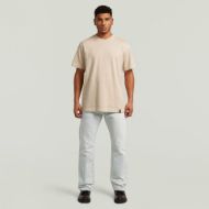 Picture of G-STAR MEN'S GS-01 WASHED T-SHIRT IN CREAM GD 3