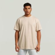 Picture of G-STAR MEN'S GS-01 WASHED T-SHIRT IN CREAM GD 1