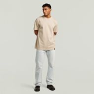 Picture of G-STAR MEN'S GS-01 WASHED T-SHIRT IN CREAM GD 5