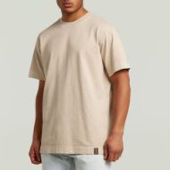 Picture of G-STAR MEN'S GS-01 WASHED T-SHIRT IN CREAM GD 4