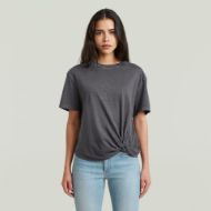 Снимка на G-STAR ДАМСКИ ТОП WASHED RELAXED KNOT TOP PETROL GD 1