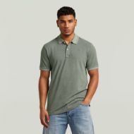 Picture of G-STAR MEN'S DUNDA OVERDYED SLIM POLO IN ORPHUS GD 1