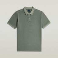Picture of G-STAR MEN'S DUNDA OVERDYED SLIM POLO IN ORPHUS GD 6