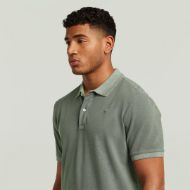 Picture of G-STAR MEN'S DUNDA OVERDYED SLIM POLO IN ORPHUS GD 4