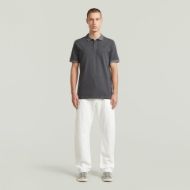 Picture of G-STAR MEN'S DUNDA OVERDYED SLIM POLO IN PETROL GD 3