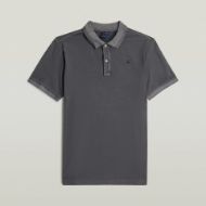 Picture of G-STAR MEN'S DUNDA OVERDYED SLIM POLO IN PETROL GD 6