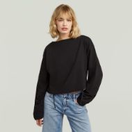 Снимка на G-STAR ДАМСКИ СУИТШЪРТ ADJUSTABLE STRINGS SWEAT DK BLACK 1