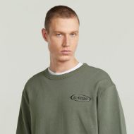 Picture of G-STAR MEN'S 90S LOGO R SWEAT IN ORPHUS 4