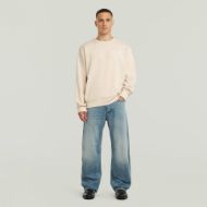 Picture of G-STAR MEN'S 90S LOGO R SWEAT IN WHITEBAIT 3