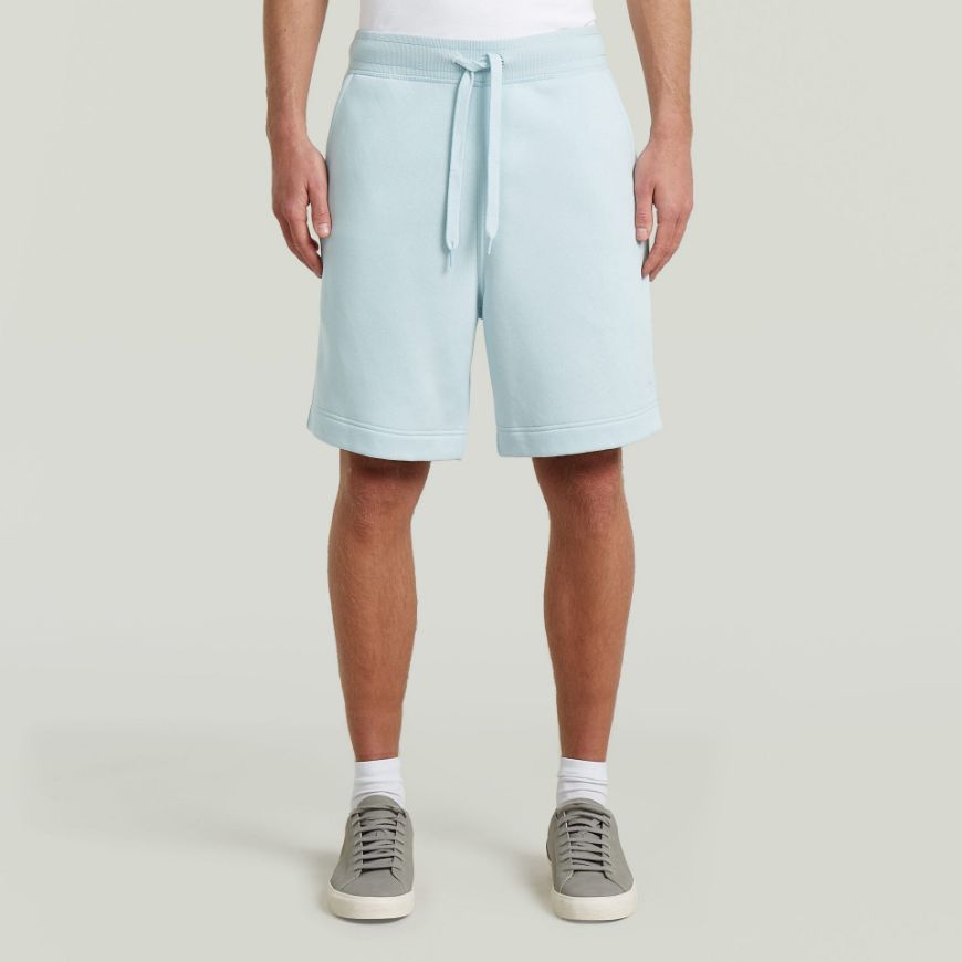 Picture of G-STAR MEN'S PREMIUM CORE SWEAT SHORTS IN BABY BLUE
