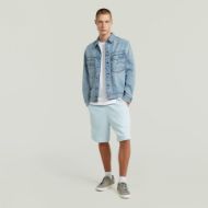 Picture of G-STAR MEN'S PREMIUM CORE SWEAT SHORTS IN BABY BLUE 5