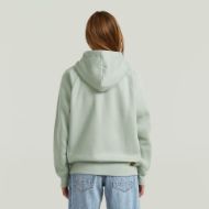 Picture of G-STAR WOMEN'S PREMIUM CORE 2.1 HOODED ZIP THRU SWEAT IN PALE GREEN 2