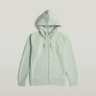 Picture of G-STAR WOMEN'S PREMIUM CORE 2.1 HOODED ZIP THRU SWEAT IN PALE GREEN 6