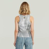 Снимка на G-STAR ДАМСКИ ТОП SLIM RIB AOP TANK GREY DENIM FLAME AOP 2