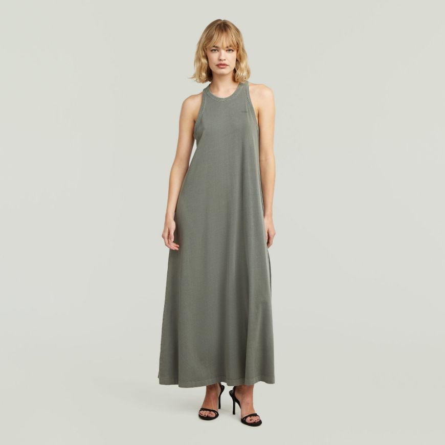 Снимка на G-STAR ДАМСКА РОКЛЯ WASHED TANK MAXI DRESS ORPHUS GD