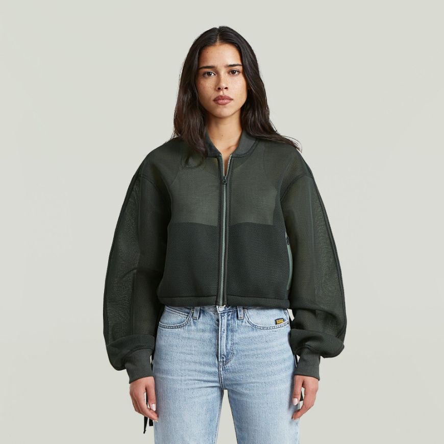Снимка на G-STAR ДАМСКИ СУИТШЪРТ MESHY BINDING JACKET ORPHUS