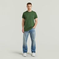 Picture of G-STAR MEN'S LASH T-SHIRT IN DK NURI GREEN GD 3