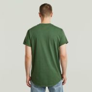 Picture of G-STAR MEN'S LASH T-SHIRT IN DK NURI GREEN GD 2