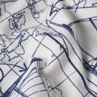 Picture of G-STAR MEN'S AOP RELAXED T-SHIRT IN MILK BOAT BLUEPRINT 7