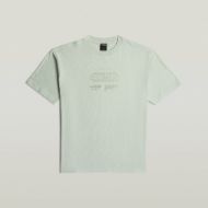 Picture of G-STAR MEN'S GLOBES RELAXED T-SHIRT IN PALE GREEN 6