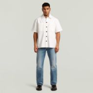 Picture of G-STAR MEN'S BOWLING 2-POCKET REGULAR SHIRT IN ECRU 4
