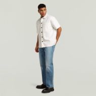 Picture of G-STAR MEN'S BOWLING 2-POCKET REGULAR SHIRT IN ECRU 5