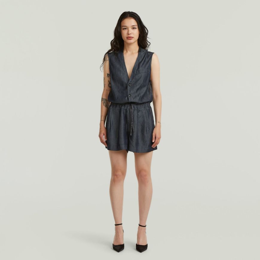 Снимка на G-STAR ДАМСКИ ГАЩЕРИЗОН BLAZER PLAYSUIT RINSED