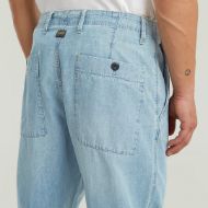 Picture of G-STAR MEN'S PLEATED CHINO DENIM RELAXED TAPERED PANT IN VINTAGE MIRAGE 3