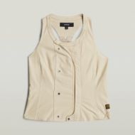 Снимка на G-STAR ДАМСКИ ЕЛЕК LEATHER WAISTCOAT CREAM 6