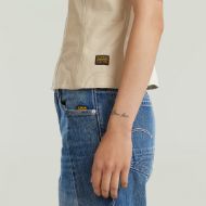 Снимка на G-STAR ДАМСКИ ЕЛЕК LEATHER WAISTCOAT CREAM 3