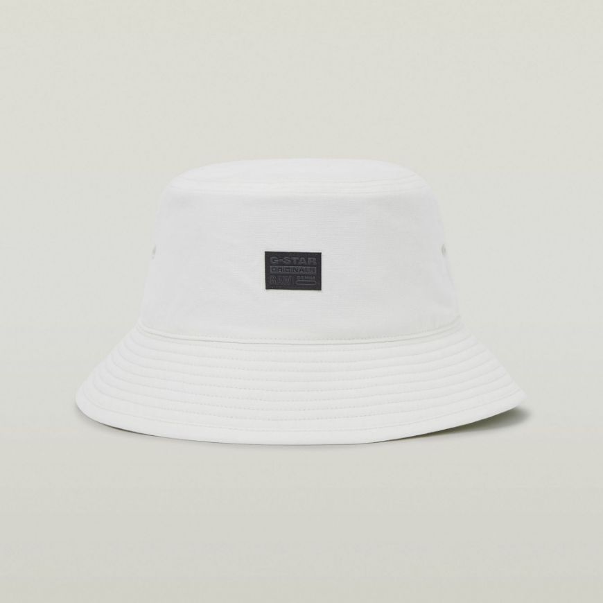 Picture of G-STAR MEN'S ORIGINALS BUCKET HAT IN ECRU