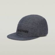 Picture of G-STAR MEN'S FLAT BRIM 5 PANEL CAP IN RAW DENIM 1