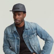 Picture of G-STAR MEN'S FLAT BRIM 5 PANEL CAP IN RAW DENIM 2
